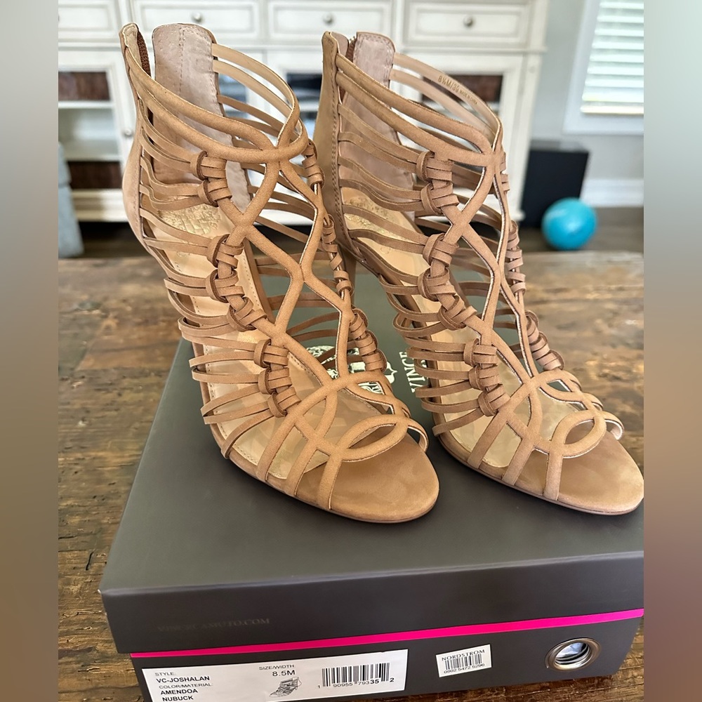 New with box Vince Camuto caged heels size 8.5